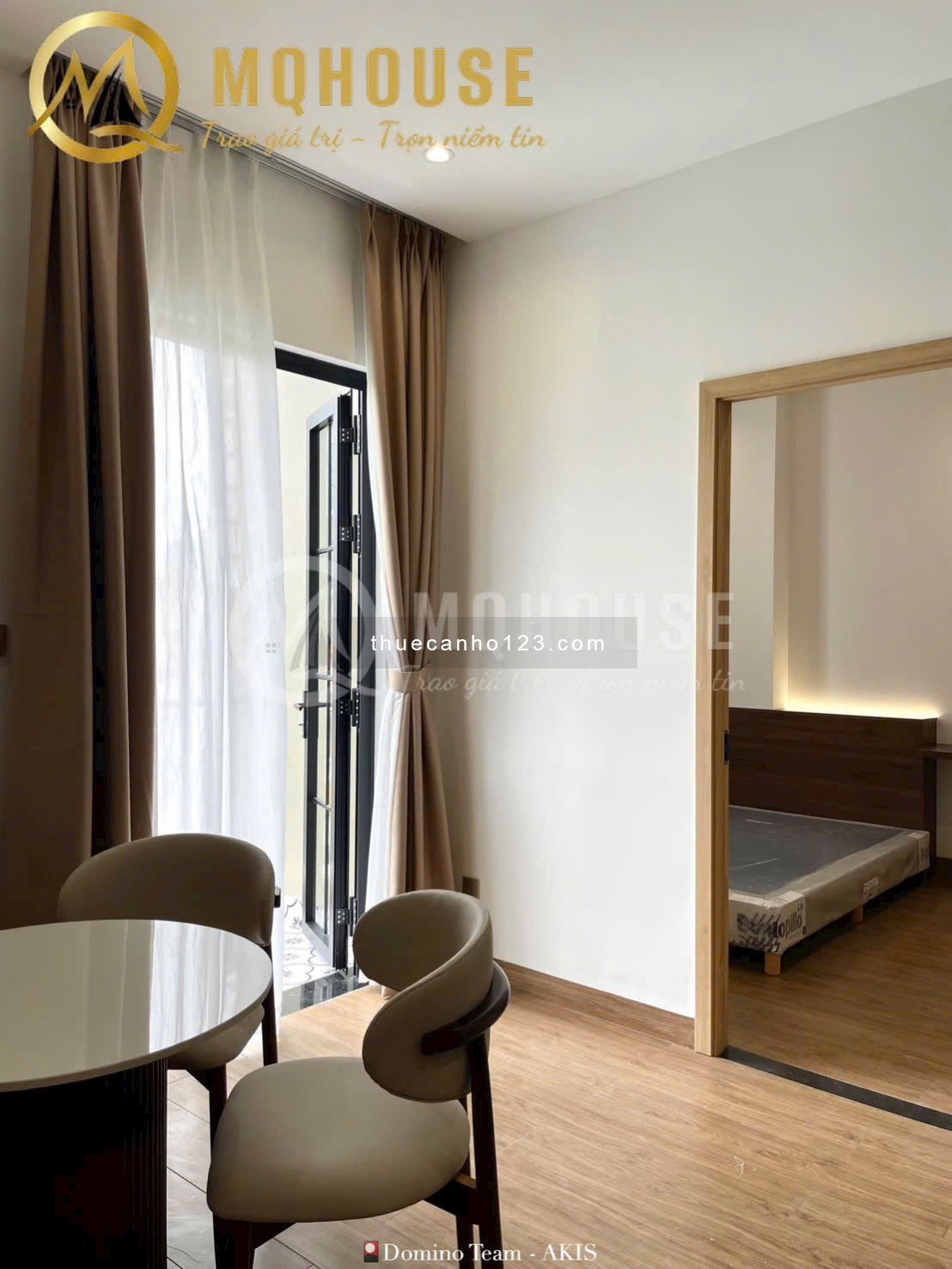 Mới Trống Lại Căn Hộ 1PN Ban Công Full NT Có Gu, Khu Dân Trí Cao Ngay Thảo Điền