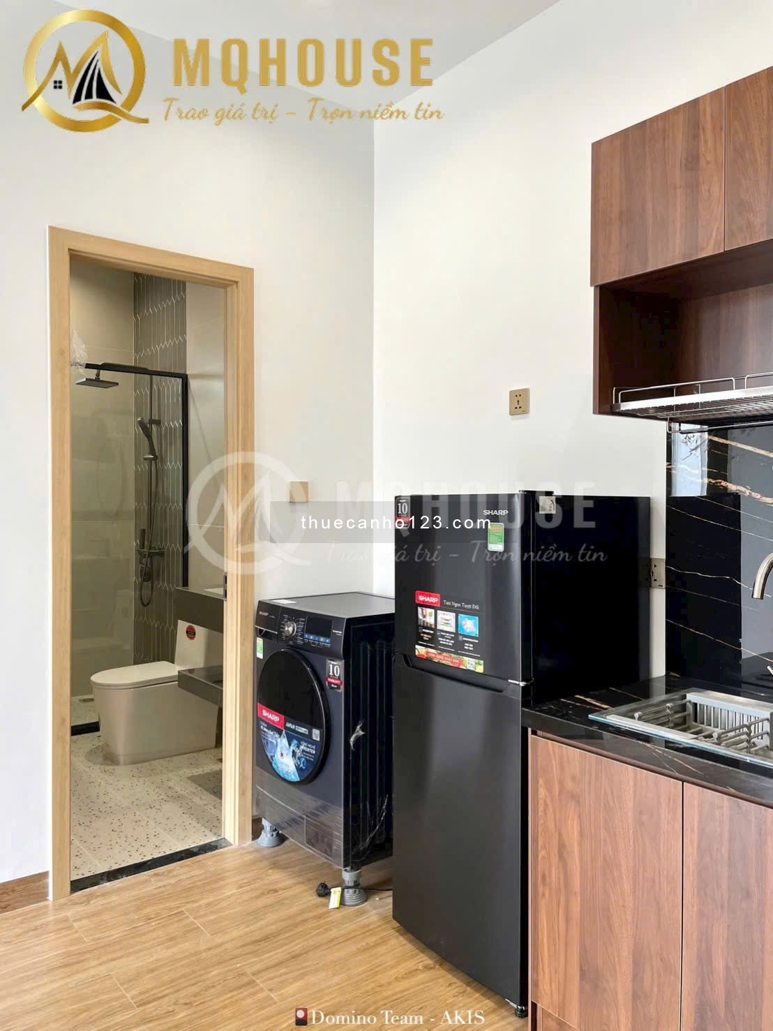 Mới Trống Lại Căn Hộ 1PN Ban Công Full NT Có Gu, Khu Dân Trí Cao Ngay Thảo Điền