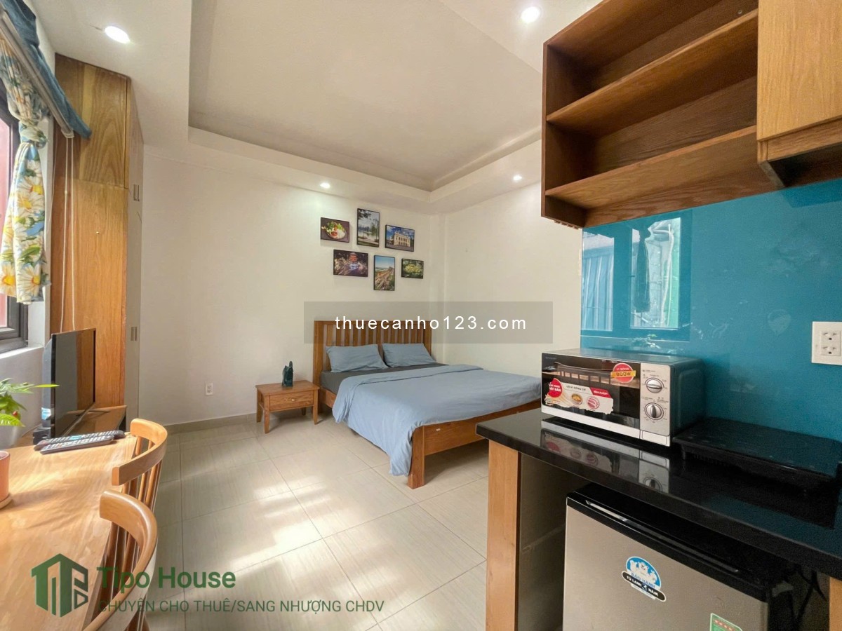 Cho thuê căn hộ Quận 1 đường Hai Bà Trưng - Đầy đủ nội thất, gần công viên Lê Văn Tám, Hồ Con Rùa