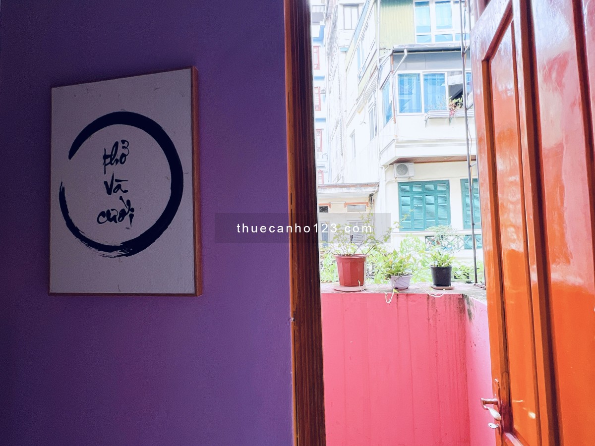 Cho thuê căn hộ Pháp cổ thoáng đãng khu Đảo Ngọc – Trúc Bạch