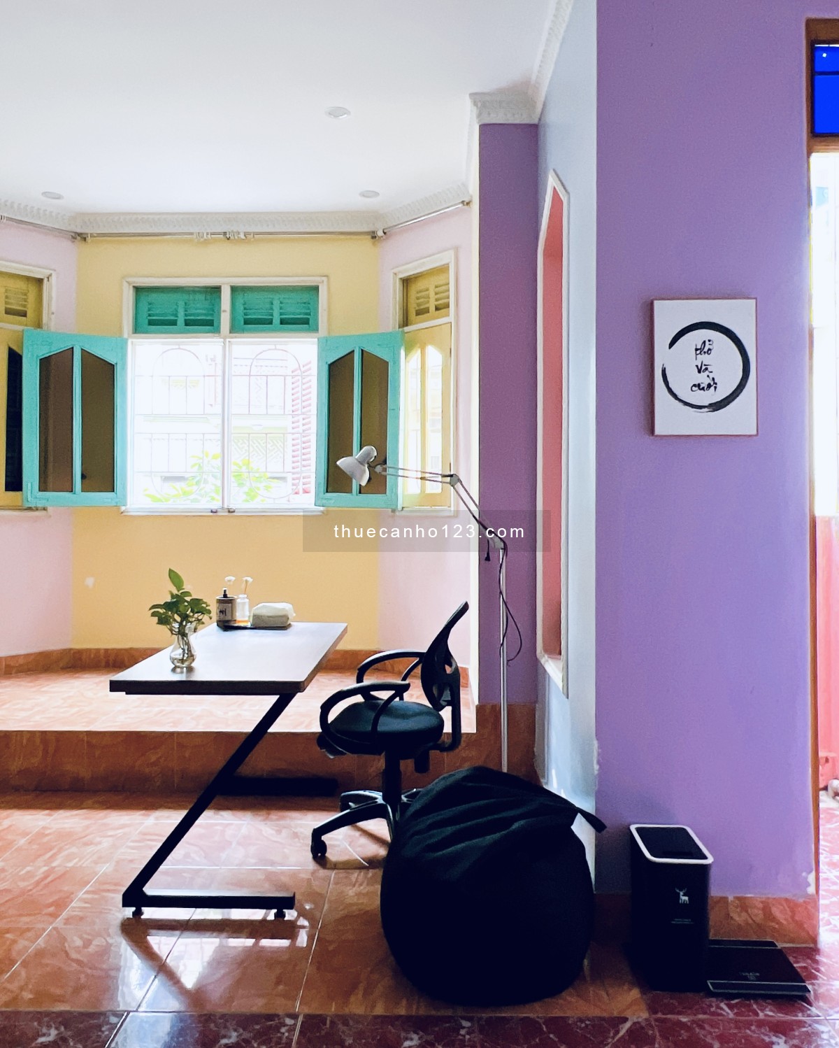 Cho thuê căn hộ Pháp cổ thoáng đãng khu Đảo Ngọc – Trúc Bạch