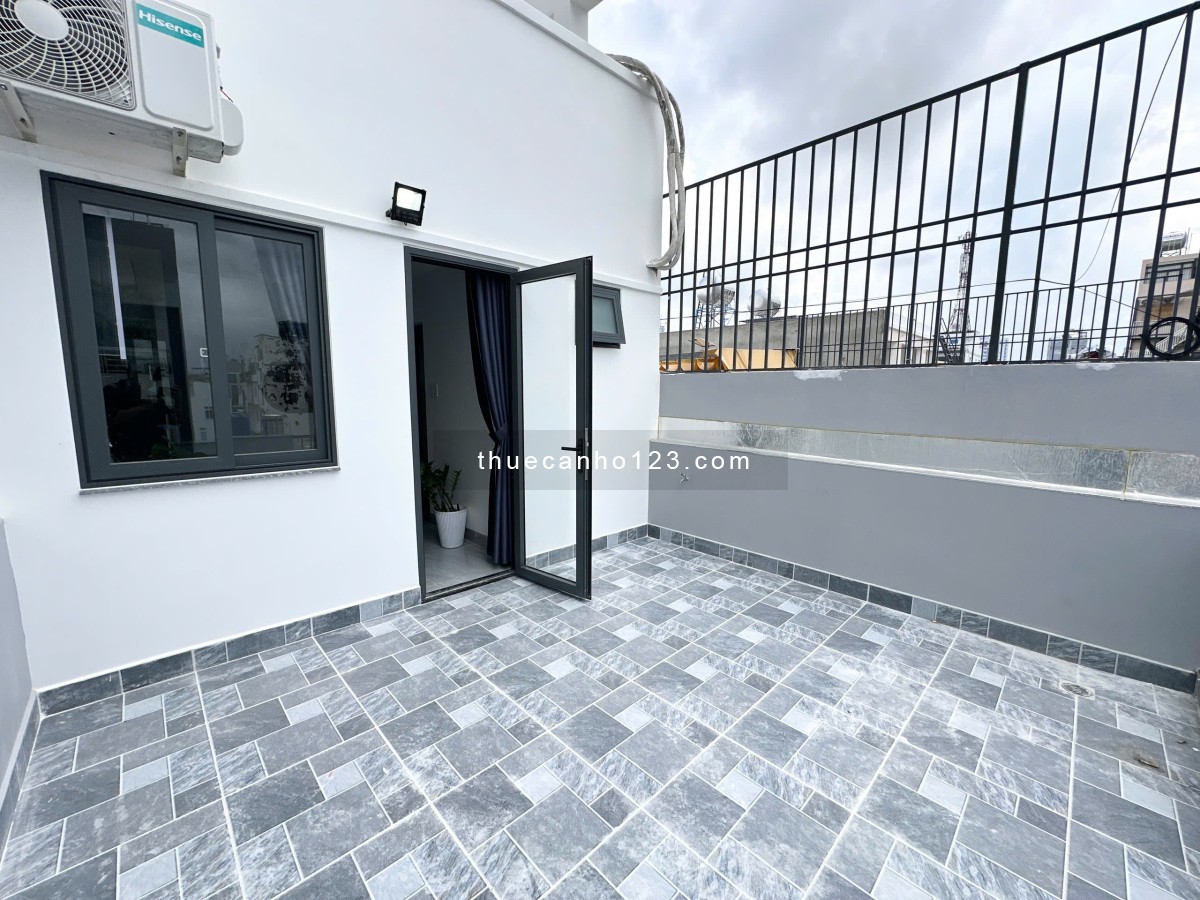 Căn hộ 1PN FULL NT mới 100% 50m2 Cửa Sổ Ban Công rộng Bùi Đình Tuý gần Ngã Tư Hàng Xanh tiện qua Q1