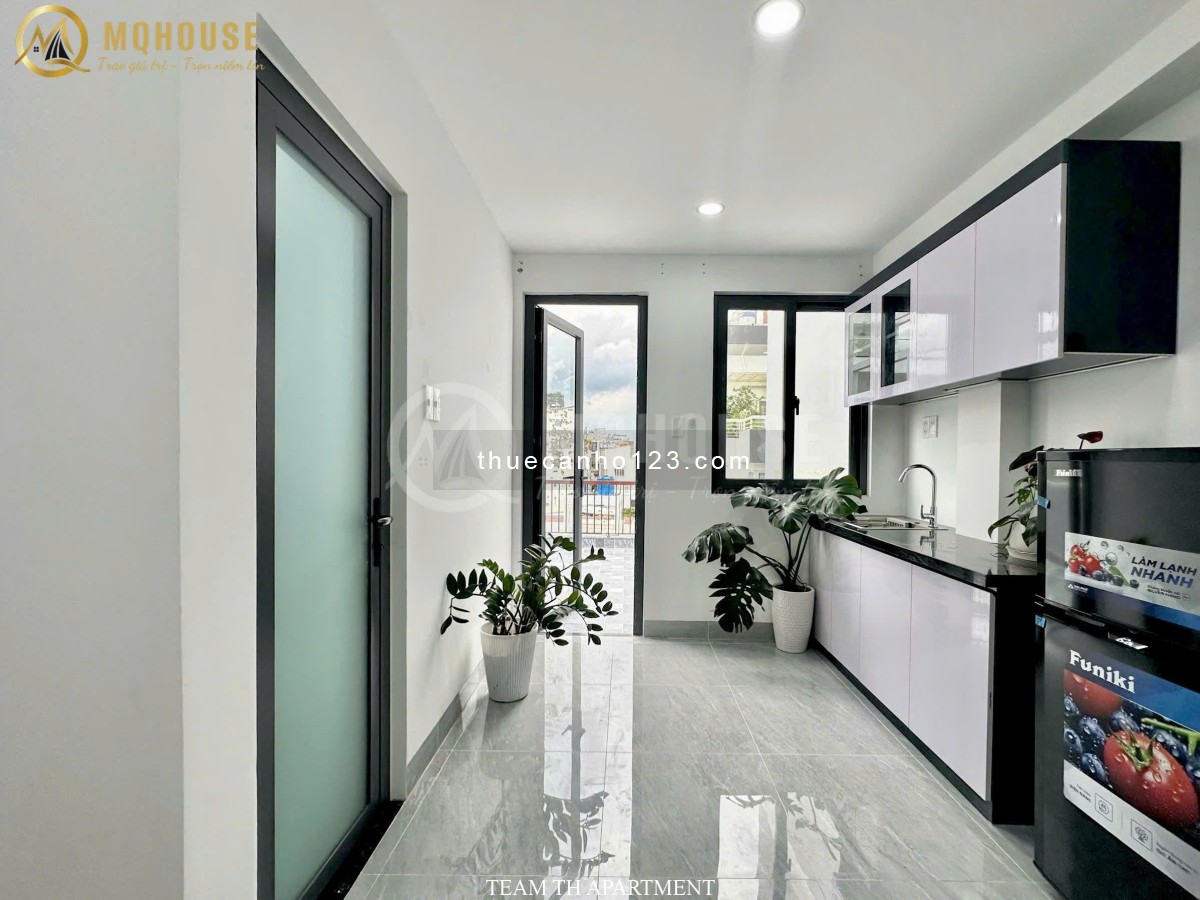 Cho thuê 1PN Bancol - Bóc seal nhà mới, nội thất hiện đại, thang máy - Khu Ung Văn Khiêm, ĐH Hutech