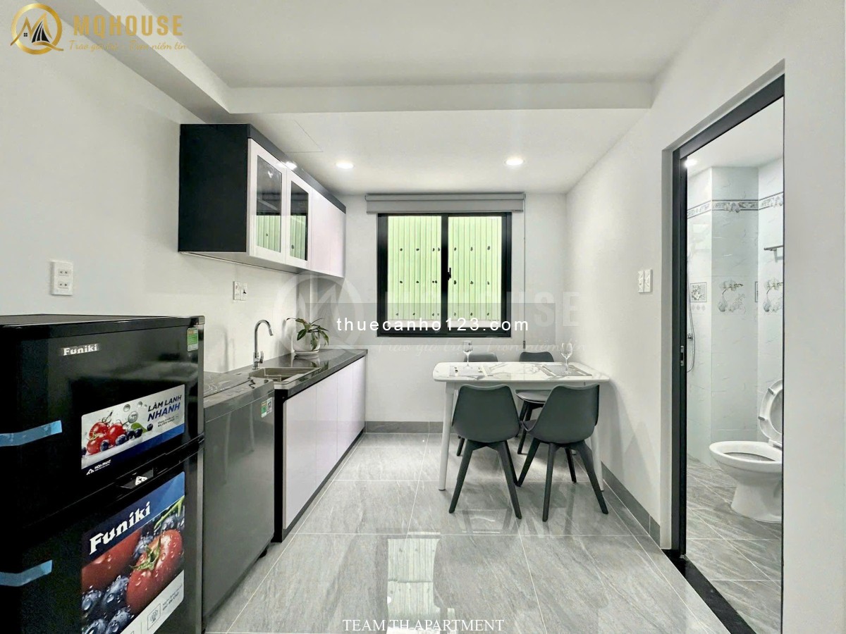 Cho thuê 1PN Bancol - Bóc seal nhà mới, nội thất hiện đại, thang máy - Khu Ung Văn Khiêm, ĐH Hutech