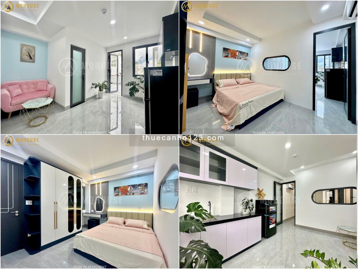 Cho thuê 1PN Bancol - Bóc seal nhà mới, nội thất hiện đại, thang máy - Khu Ung Văn Khiêm, ĐH Hutech