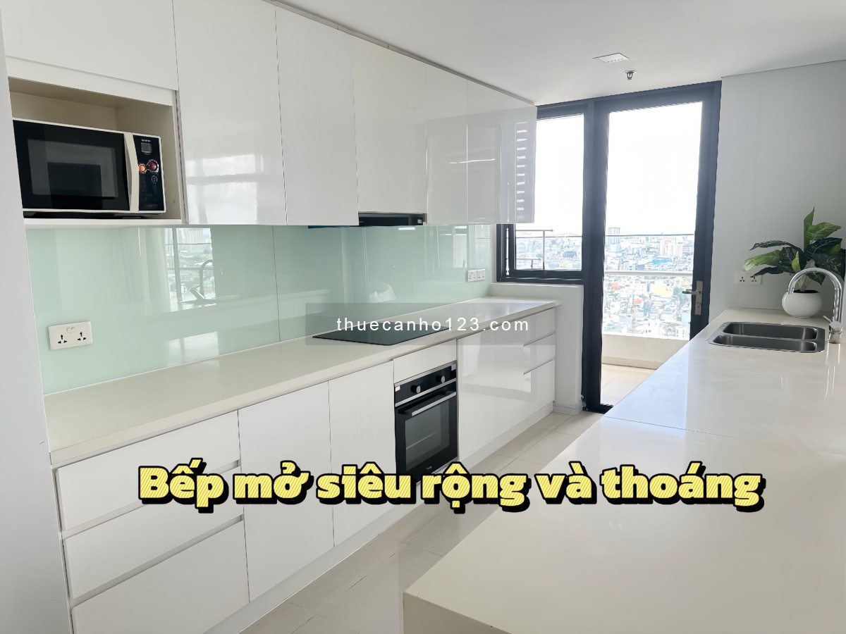 Cho thuê căn hộ ở Bình Thạnh 140m², 3PN, view Landmark, full nội thất