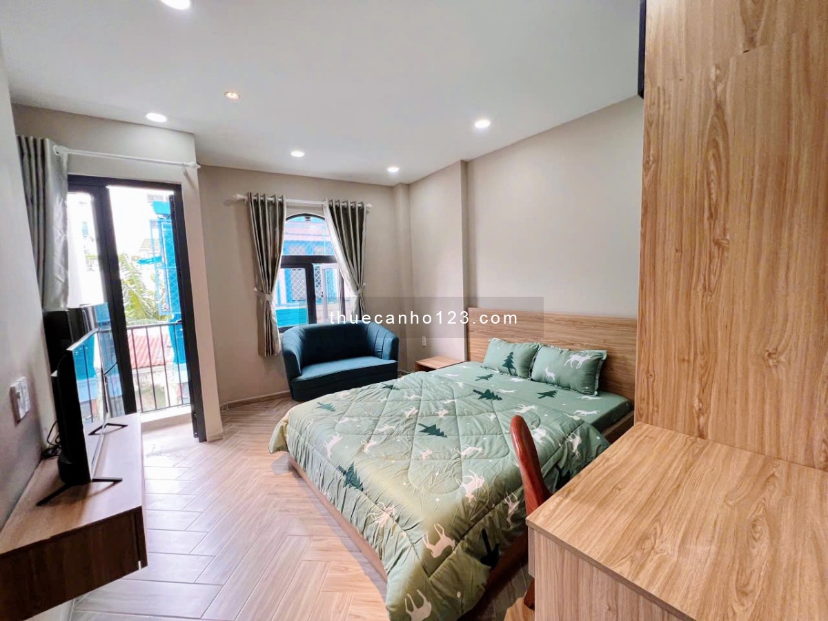 Cho thuê căn hộ phường 5 - Full nội thất gần chợ Hoàng Hoa Thám - Thuận tiện di chuyển Phú Nhuận