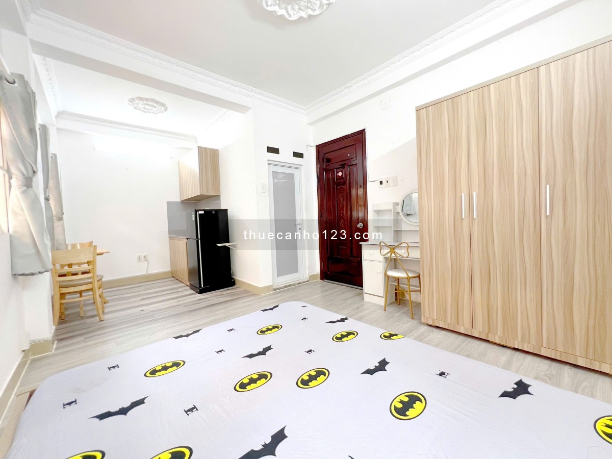 Cho thuê căn hộ Studio full nội thất, trung tâm Quận 10, giá rẻ, ở 3-4 người thoải mái