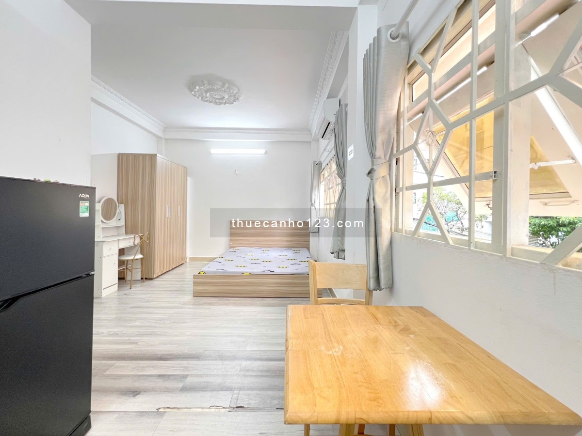 Cho thuê căn hộ Studio full nội thất, trung tâm Quận 10, giá rẻ, ở 3-4 người thoải mái