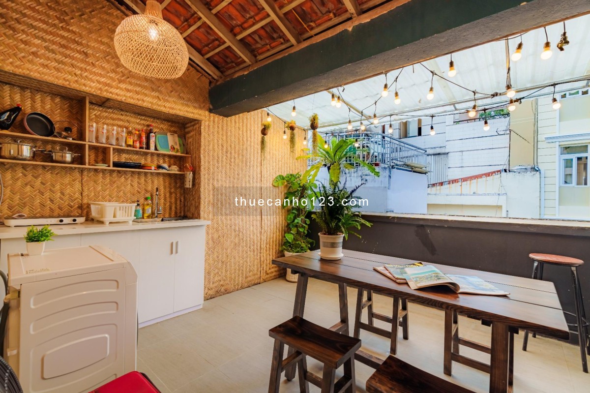 Cho thuê căn hộ Penthouse 1PN + bếp riêng – Pasteur, Bến Nghé, Quận 1