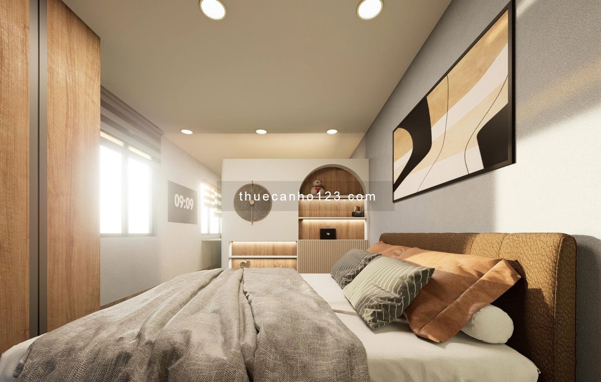 Căn hộ full nội thất P22, Bình Thạnh - Chỉ tính điện - Free xe và phí DV - Ngay cầu Thị Nghè