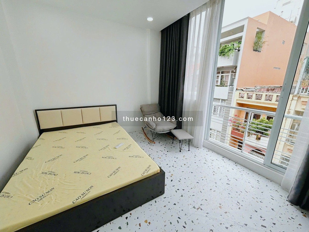 Cho thuê căn hộ P25 Bình Thạnh - 1 phòng ngủ 30m2 full nội thất - Giặt riêng - Ngay ĐH Hutech, GTVT