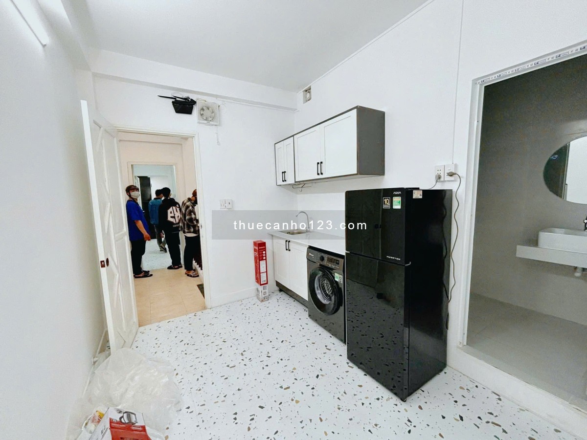 Cho thuê căn hộ P25 Bình Thạnh - 1 phòng ngủ 30m2 full nội thất - Giặt riêng - Ngay ĐH Hutech, GTVT