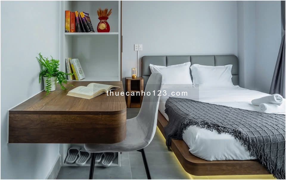 Căn Hộ Mới 1 Phòng Ngủ Ban Công, Full Nội Thất, Thang Máy.Ngay Nguyễn Gia Trí, Hutech, Hồng Bàng,...