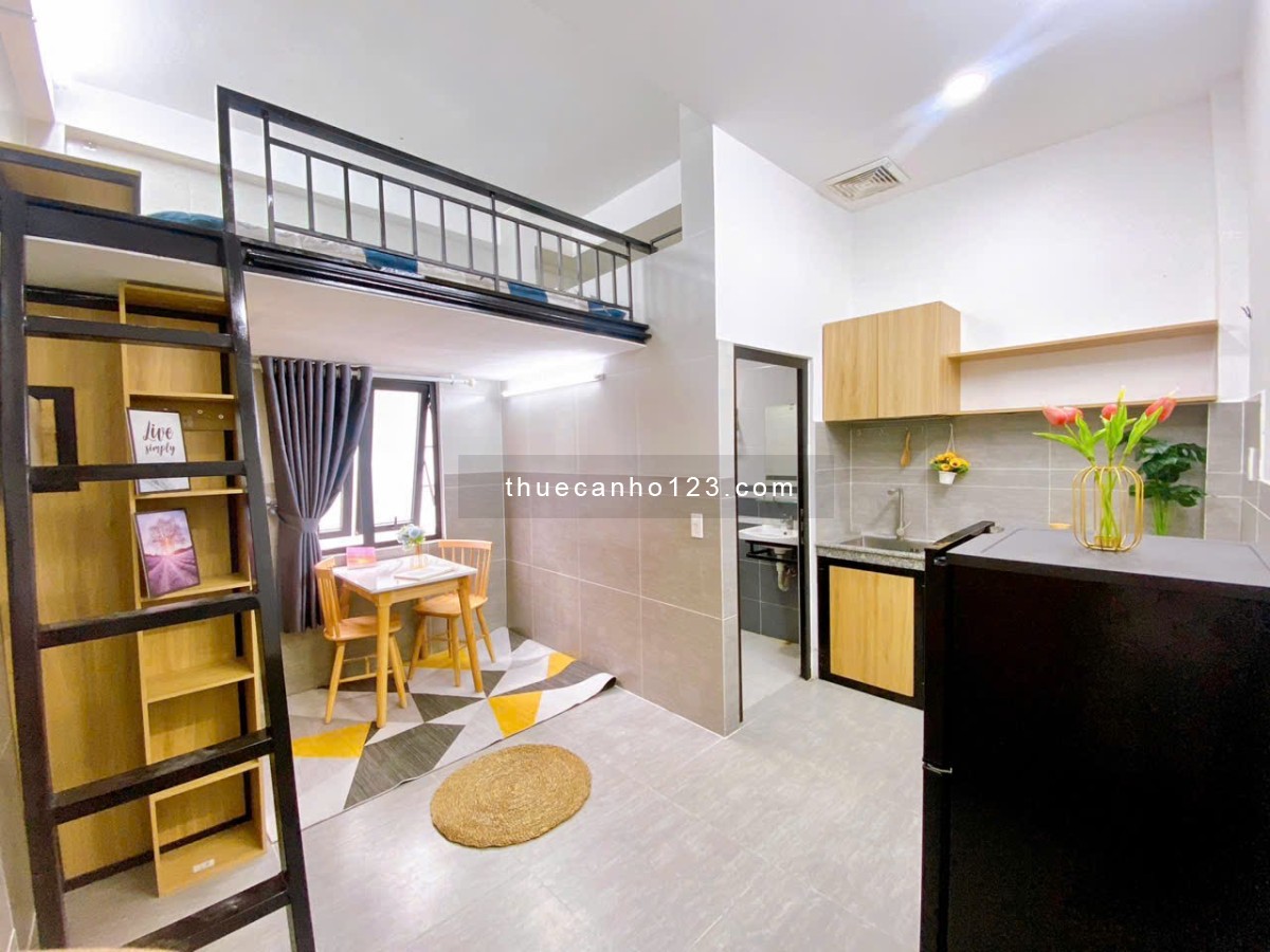 Căn hộ Duplex ở 4 người 4 xe tại khu Đại học Bình Thạnh