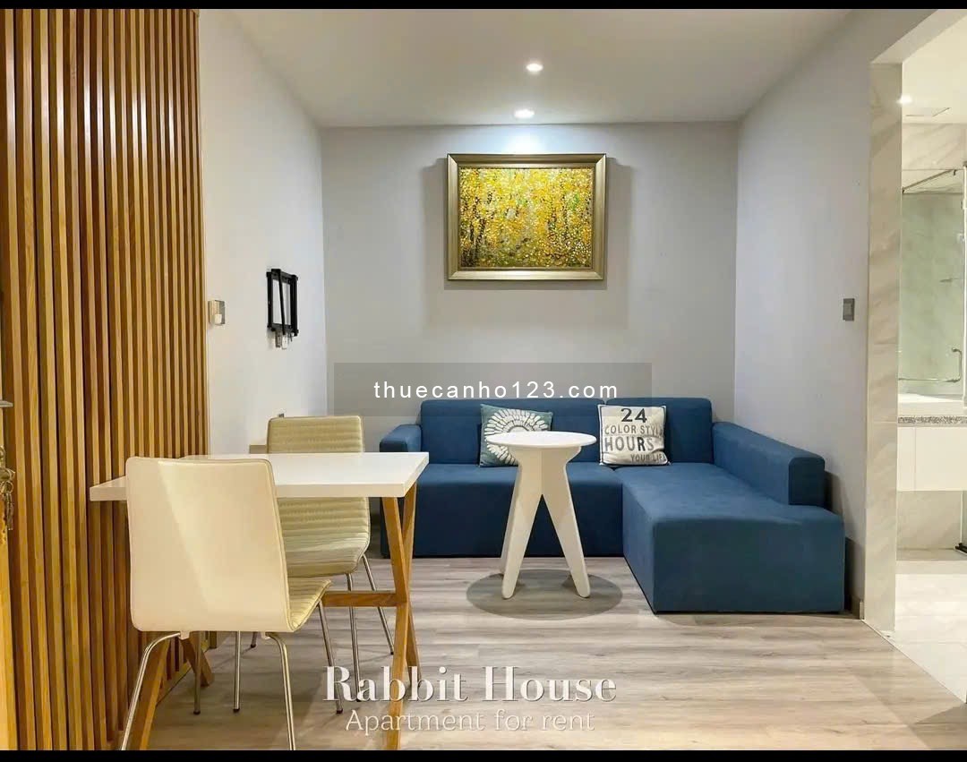 1 PN tách bếp, ban công, full nội thất hiện đại sofa, gần đường Ngô Tất Tố, Huỳnh Mẫn Đạt,Q1,Q3