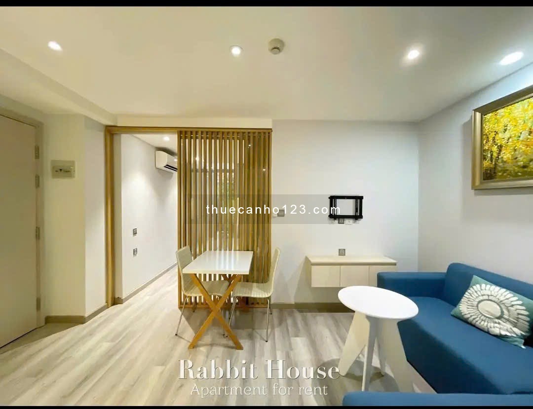 1 PN tách bếp, ban công, full nội thất hiện đại sofa, gần đường Ngô Tất Tố, Huỳnh Mẫn Đạt,Q1,Q3