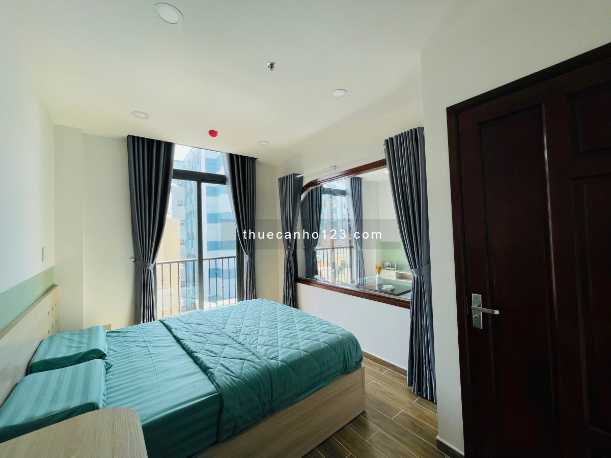 Cho Thuê Căn Hộ 1PN Ban Công Full Nội Thất Cao Cấp, Decor Tinh Tế - Khu Dân Trí Cao, Yên Tĩnh