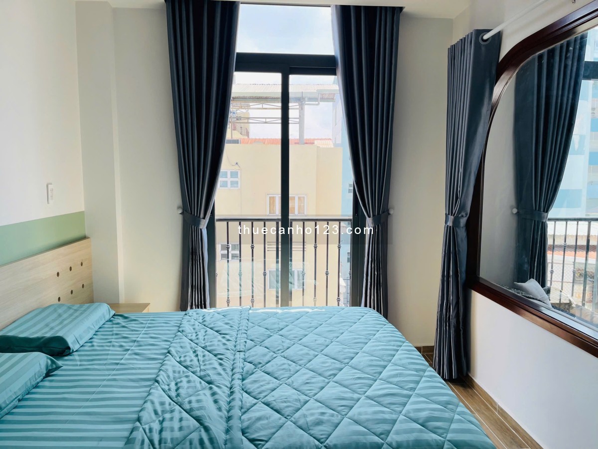 Cho Thuê Căn Hộ 1PN Ban Công Full Nội Thất Cao Cấp, Decor Tinh Tế - Khu Dân Trí Cao, Yên Tĩnh