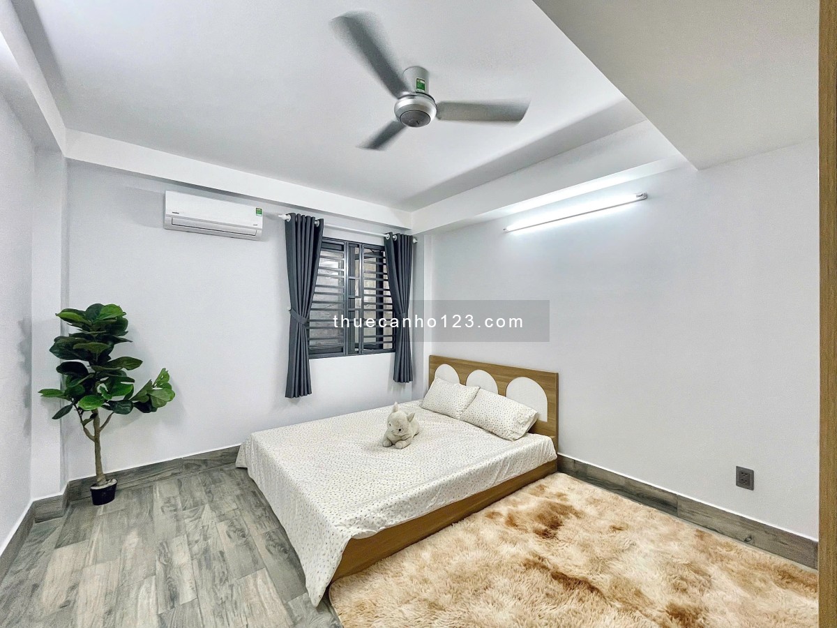 Căn hộ 1 phòng ngủ full tiện nghi, riêng biệt yên tĩnh Tân Bình gần công viên Hoàng Văn Thụ