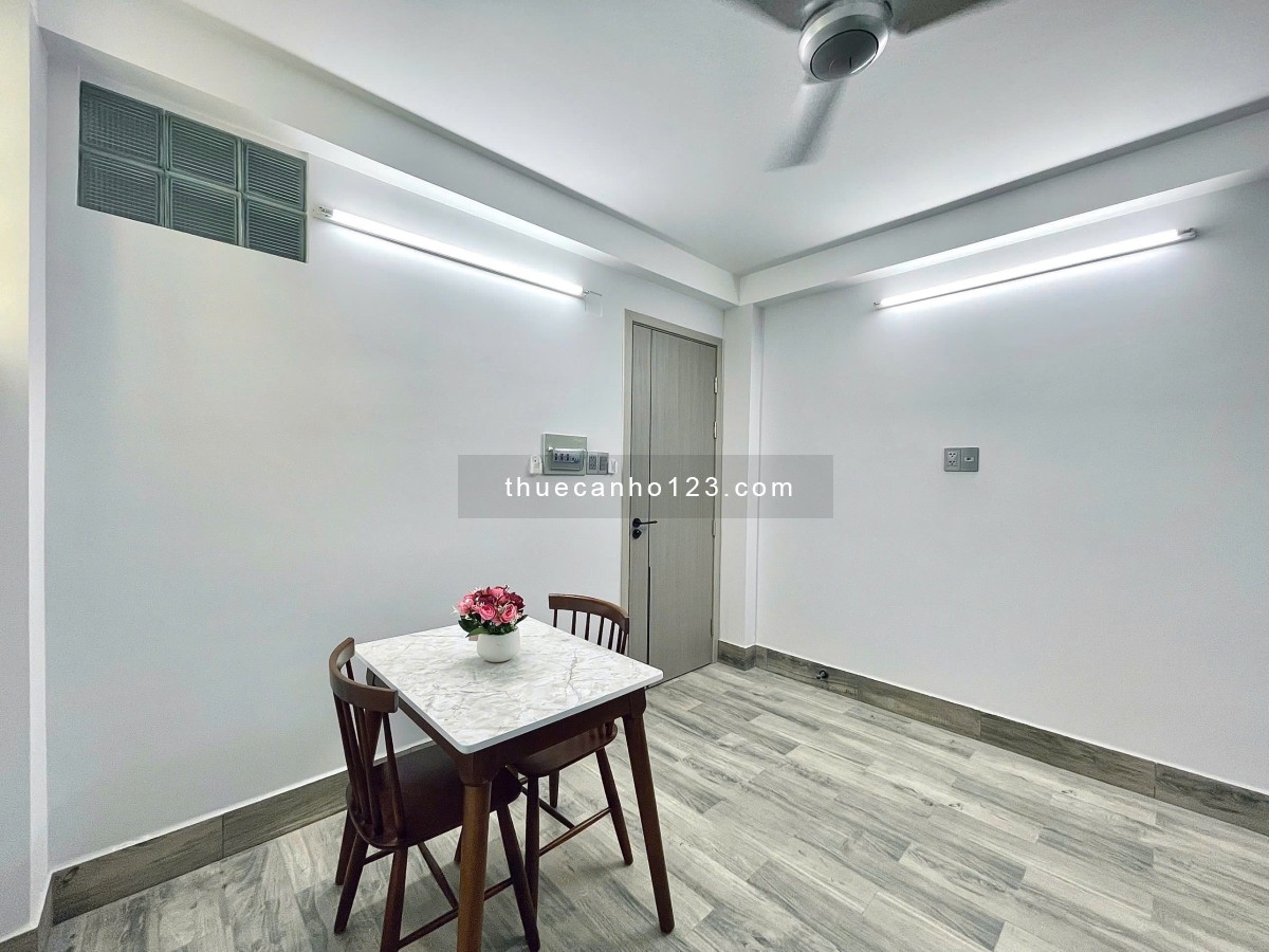 Căn hộ 1 phòng ngủ full tiện nghi, riêng biệt yên tĩnh Tân Bình gần công viên Hoàng Văn Thụ