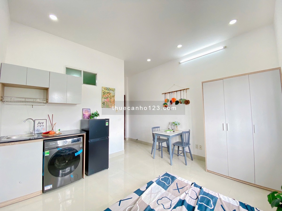 Căn hộ studio full nội thất thoáng mát Tân Bình ngay sân bay Tân Sơn Nhất