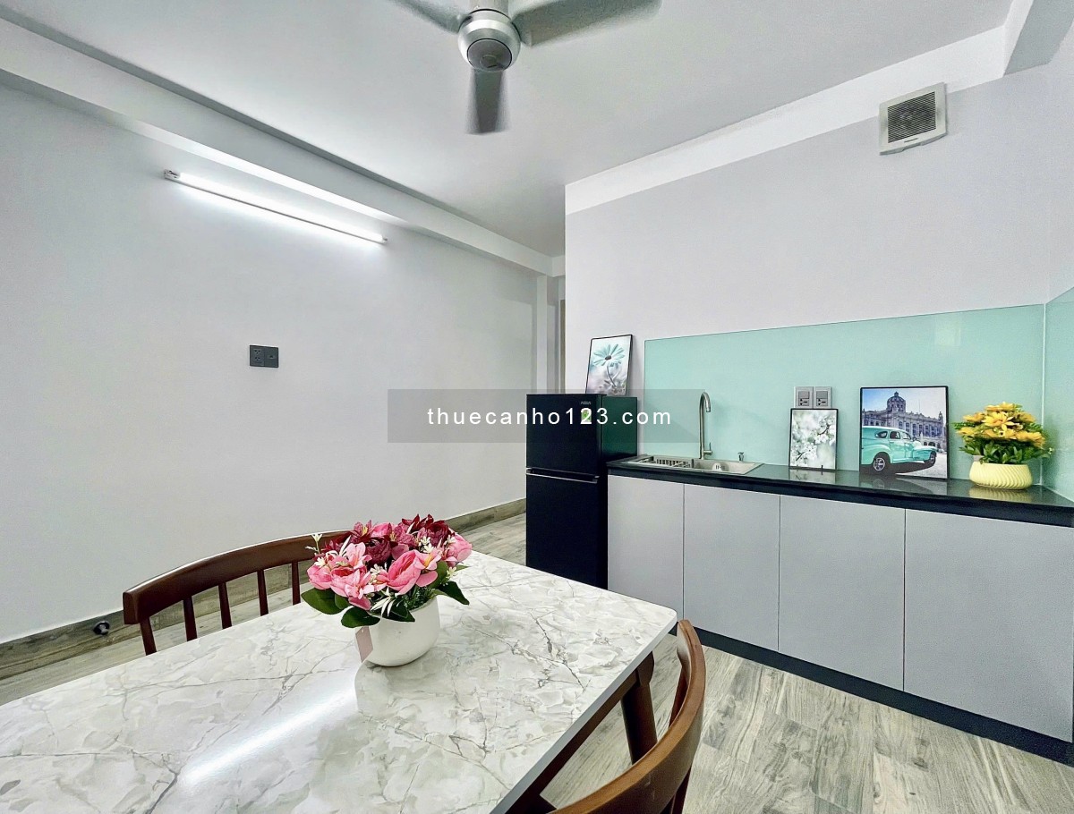 Cho thuê căn hộ dịch vụ 1PN, tách bếp, khu an ninh. Chốt liền giảm liền