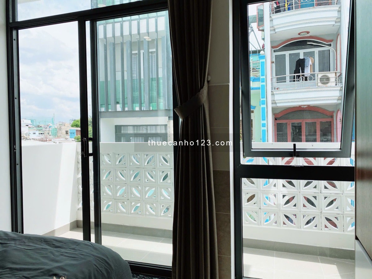 Studio full nội thất- Ngay Landmark 81 - Nguyễn Hữu Cảnh, Bình Thạnh - Ban công thoáng