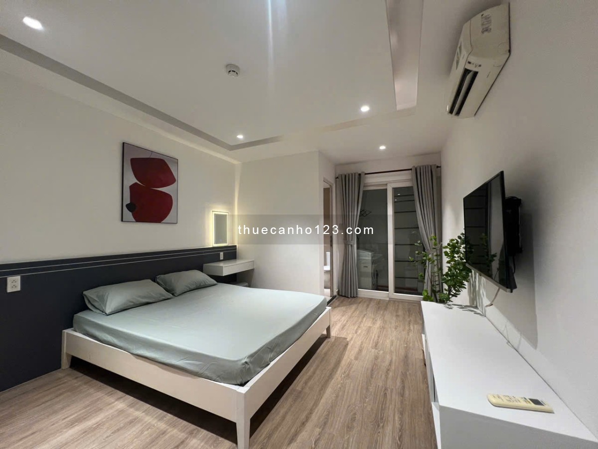 Cho thuê căn hộ - 1PN full nội thất - 30m2 - Ngay cầu Thị Nghè - Thang máy - Giặt riêng