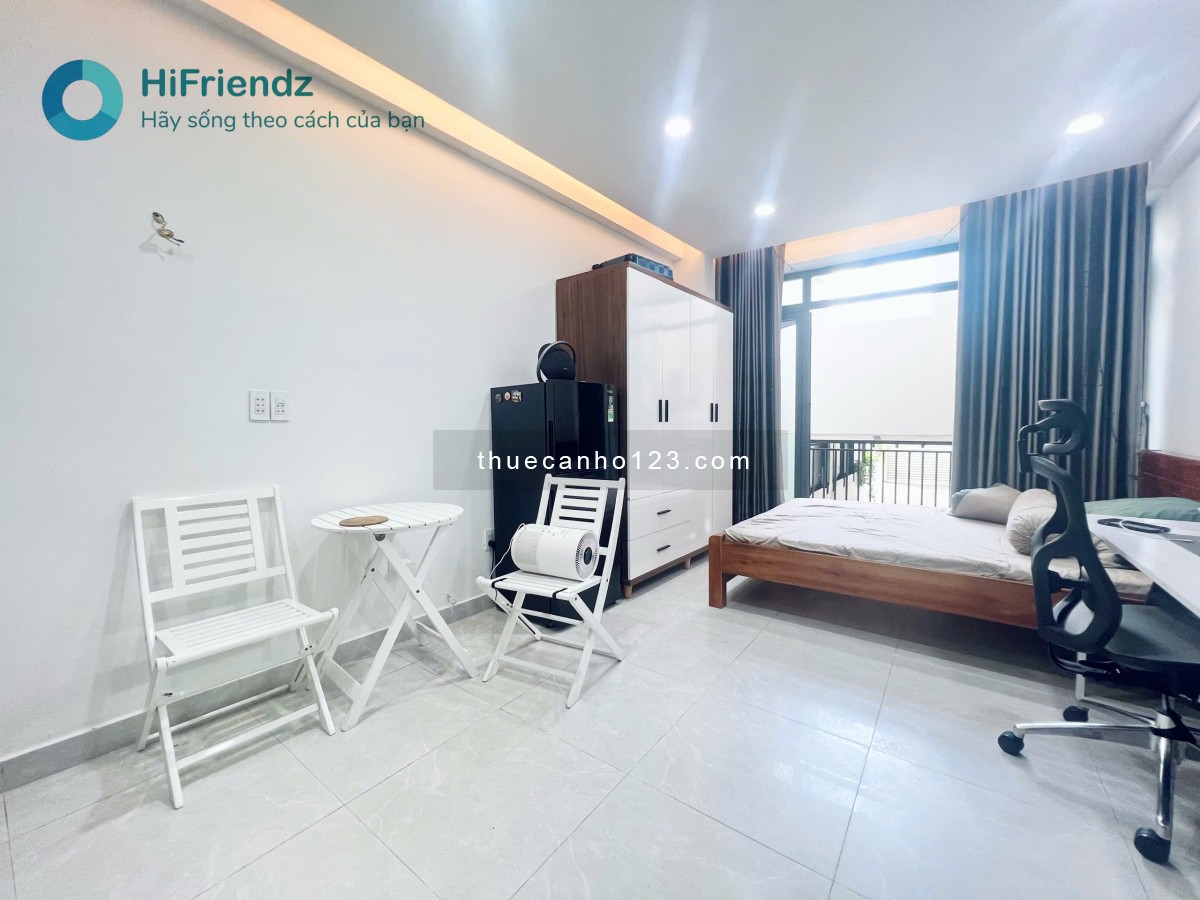 ‎Cho thuê Căn Hộ 1PN - Có Ban Công Thoáng Mát - Gần Hàng Xanh