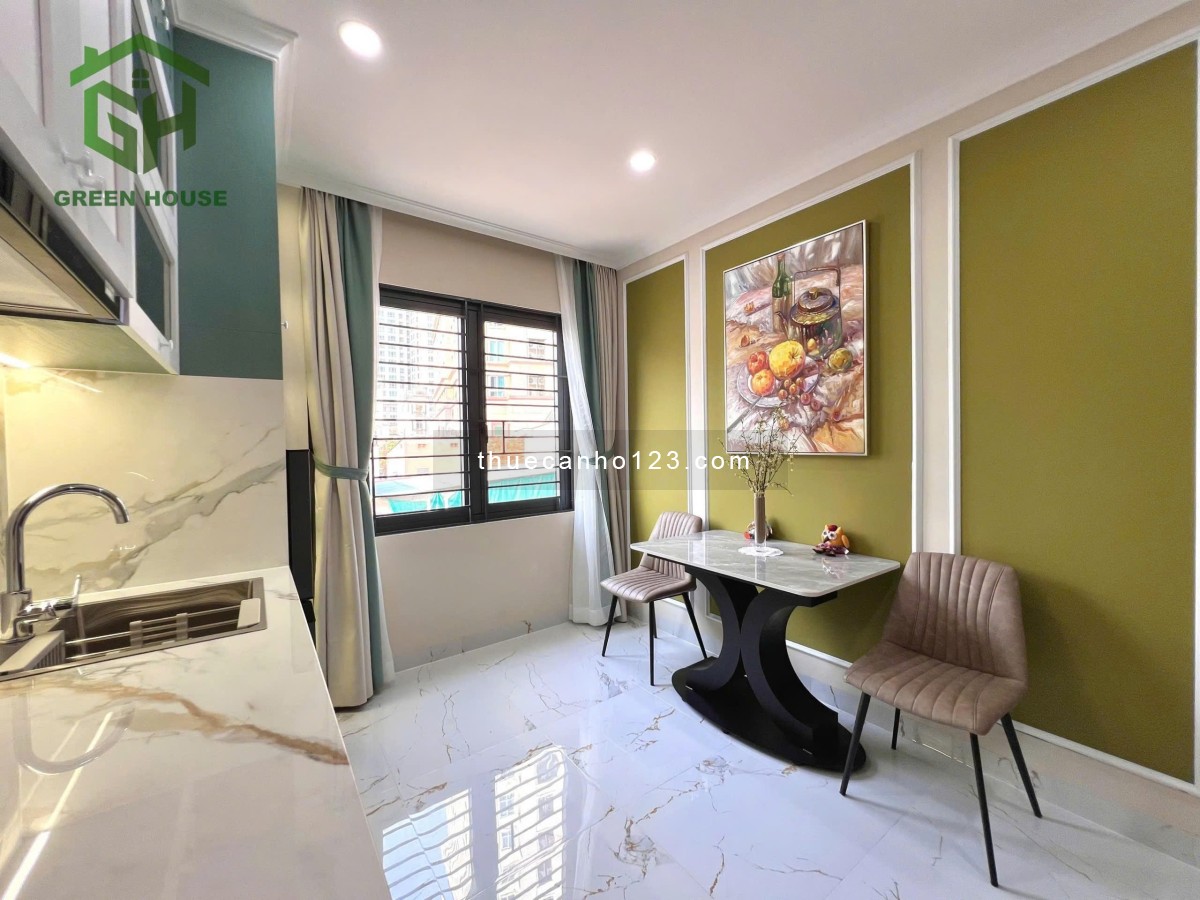 Căn Hộ Mới, 1 Phòng Ngủ Full Nội Thất, Thang Máy, Hầm Xe. Trung Tâm Bình Thạnh, Ngay Quận 1