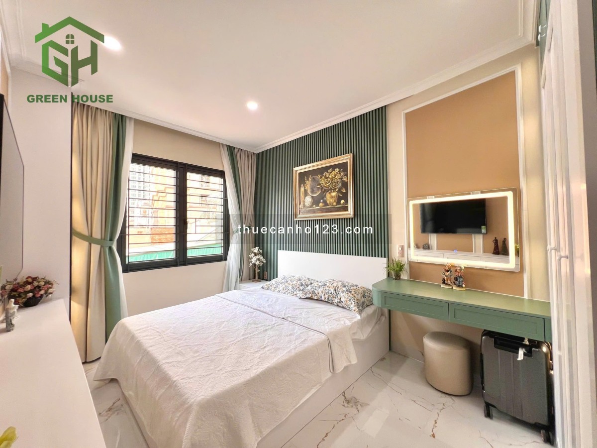 Căn Hộ Mới, 1 Phòng Ngủ Full Nội Thất, Thang Máy, Hầm Xe. Trung Tâm Bình Thạnh, Ngay Quận 1