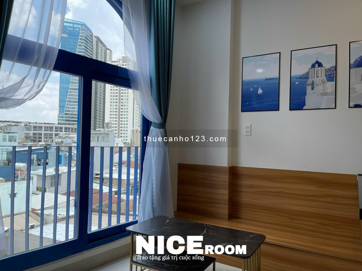 Toà Căn Hộ Mới, 1 Phòng Ngủ Ban Công, Full Nội Thất. Thang Máy. Trung Tâm Bình Thạnh, Giáp Quận 1