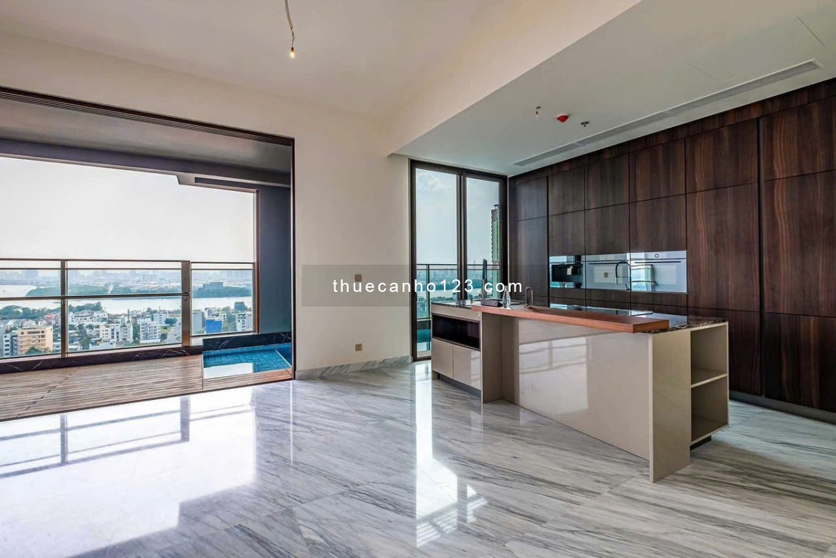 Cho thuê SKY VILLA – DEFINE Thạnh Mỹ Lợi 4PN – 6WC – NTCB – 325m2, hồ bơi riêng, thang máy riêng 125