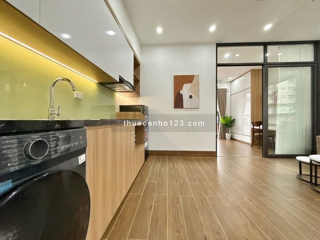 1PN, ban công tách bếp thoáng mát, full nội thất, bàn làm việc, gần Nguyễn Gia Trí,Nguyễn Văn Thương