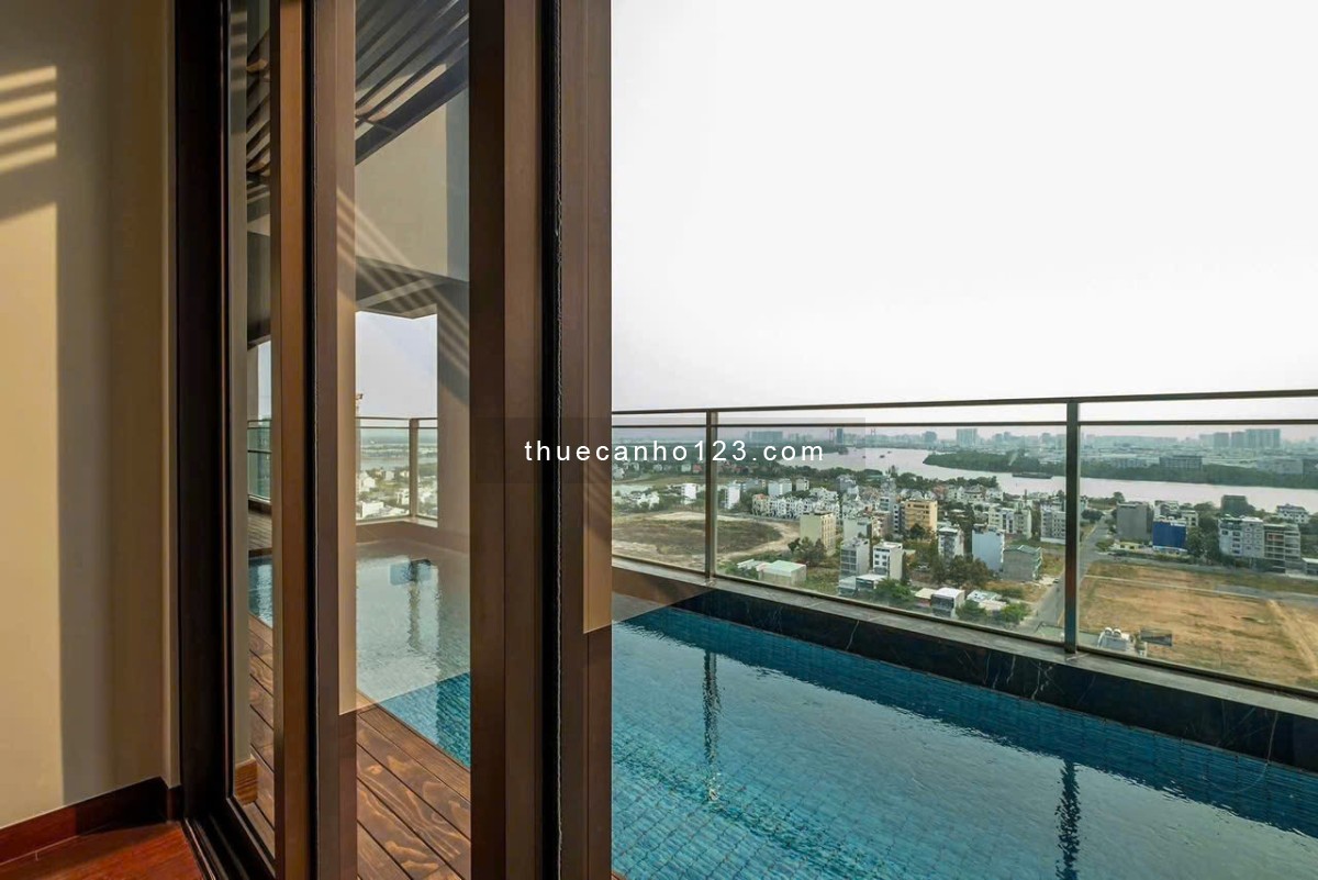 Cho thuê SKY VILLA – DEFINE Thạnh Mỹ Lợi 4PN – 6WC – NTCB – 325m2, hồ bơi riêng, thang máy riêng 125