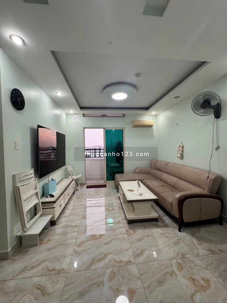 Chung cư 8X Thái An, Phan Huy Ích, p14, GV, 65m2, 2PN, NT, 8tr/th.