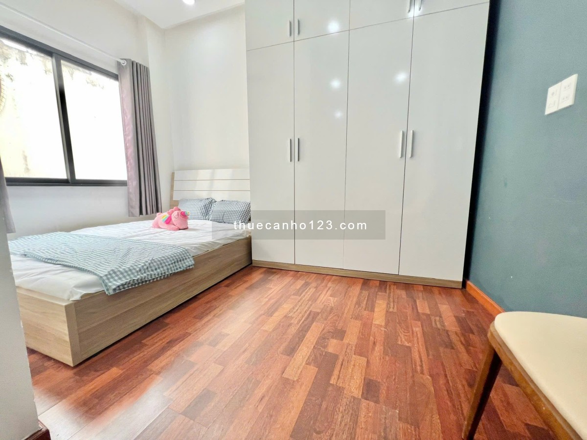 Phòng cho thuê Studio tách bếp, full nội thất, cửa sổ thoáng – Nơ Trang Long, Bình Thạnh gần VLU cs2