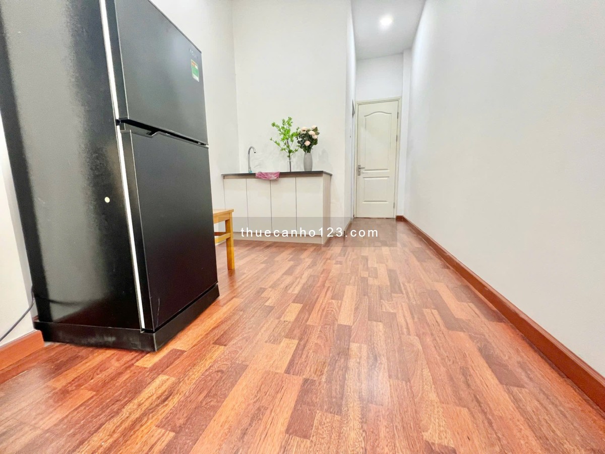 Phòng cho thuê Studio tách bếp, full nội thất, cửa sổ thoáng – Nơ Trang Long, Bình Thạnh gần VLU cs2