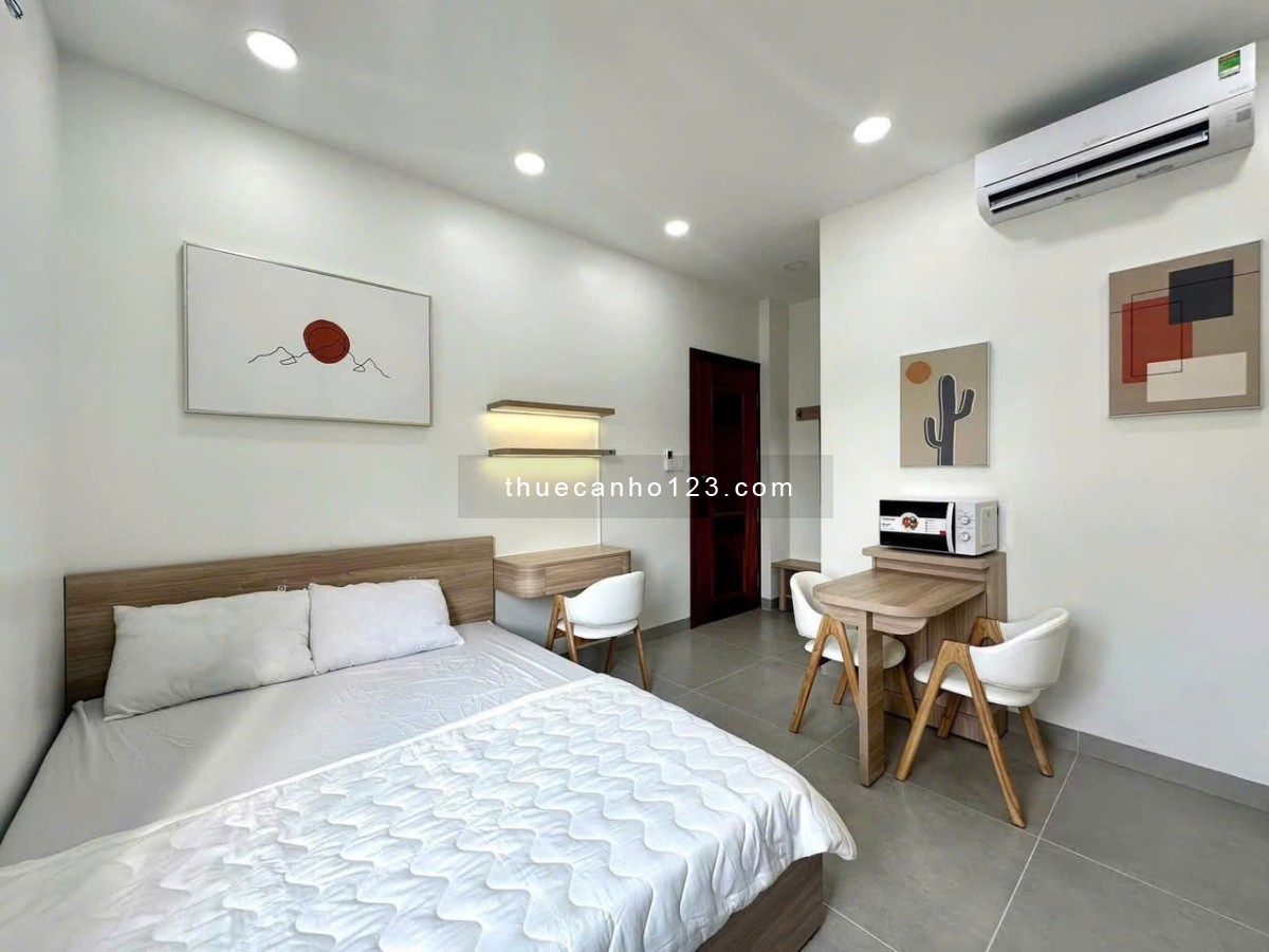 Studio full nội thất tiện nghi gần Hutech, Hồng Bàng, GTVT ở Nguyễn Gia Trí, P25, Bình Thạnh