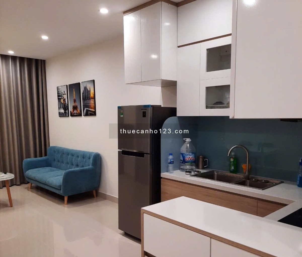 Chung cư Picity, Thạnh Xuân 13, Q12: 60m2, 2p ngủ, máy lạnh, 8triệu