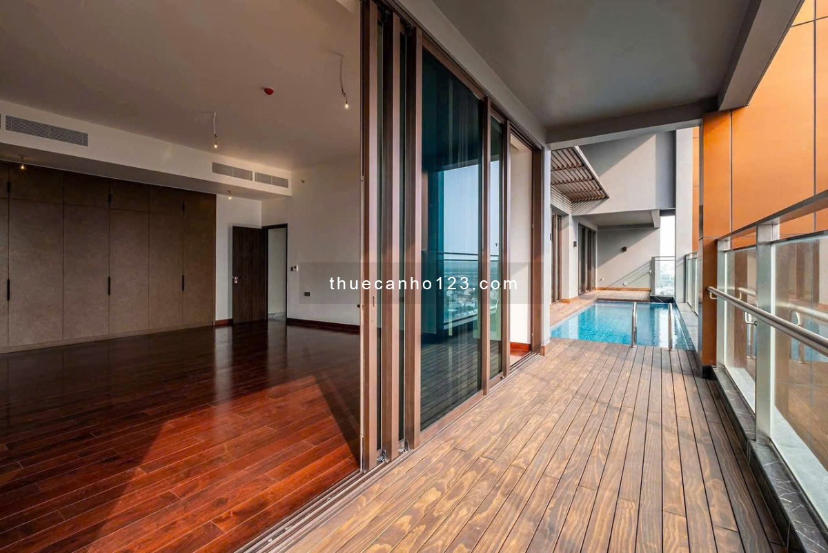 Cho thuê SKY VILLA – DEFINE Thạnh Mỹ Lợi 4PN – 6WC – NTCB – 325m2, hồ bơi riêng, thang máy riêng 125