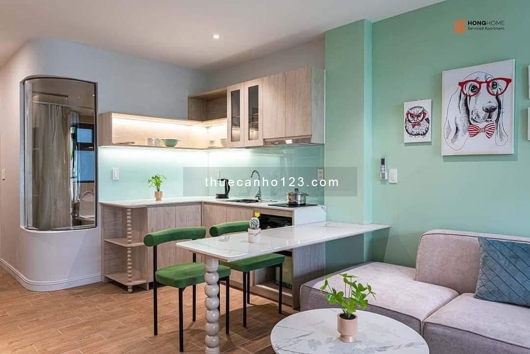 1 PN tách bếp, ban công rộng thoáng, Full nội thất hiện đại, sofa, Gần Landmark, Ngô Tất Tố, Q1,3