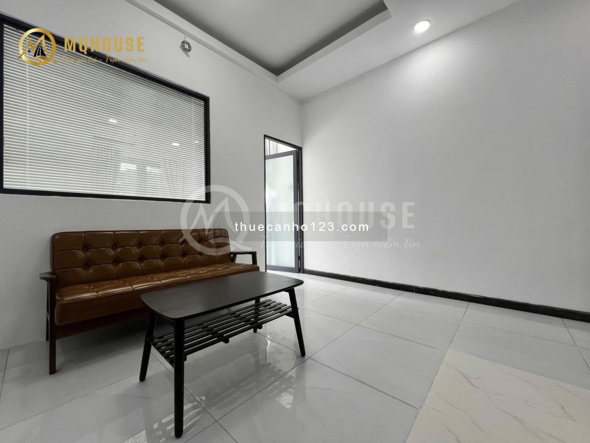 Cho thuê căn hộ 1PN 45m² ban công - Full nội thất, cách 500m đến trường Văn Lang CS2 và CS3
