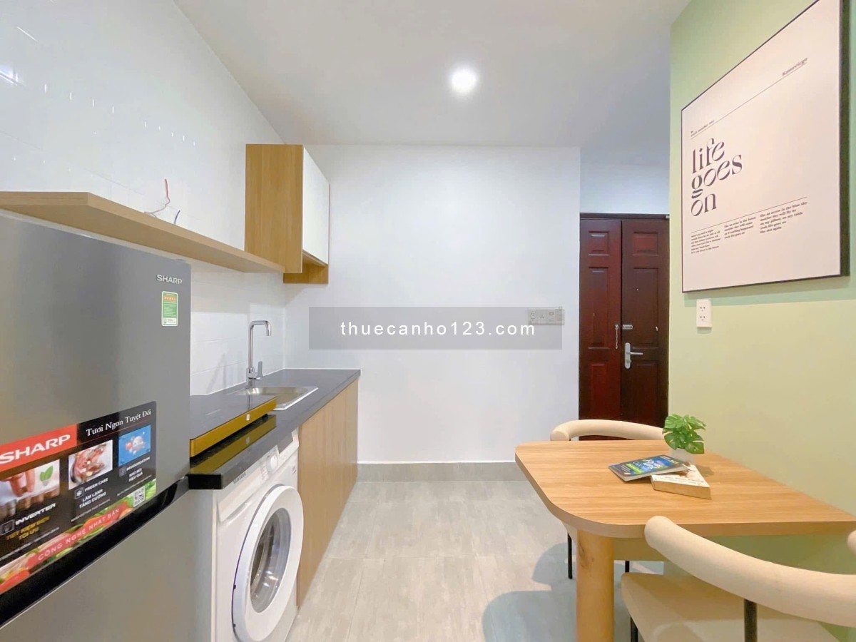 Căn Hộ 1PN Ban Công Đón Nắng Sớm - Decor Nội Thất Xinh Xắn - Ngay Cầu Bông