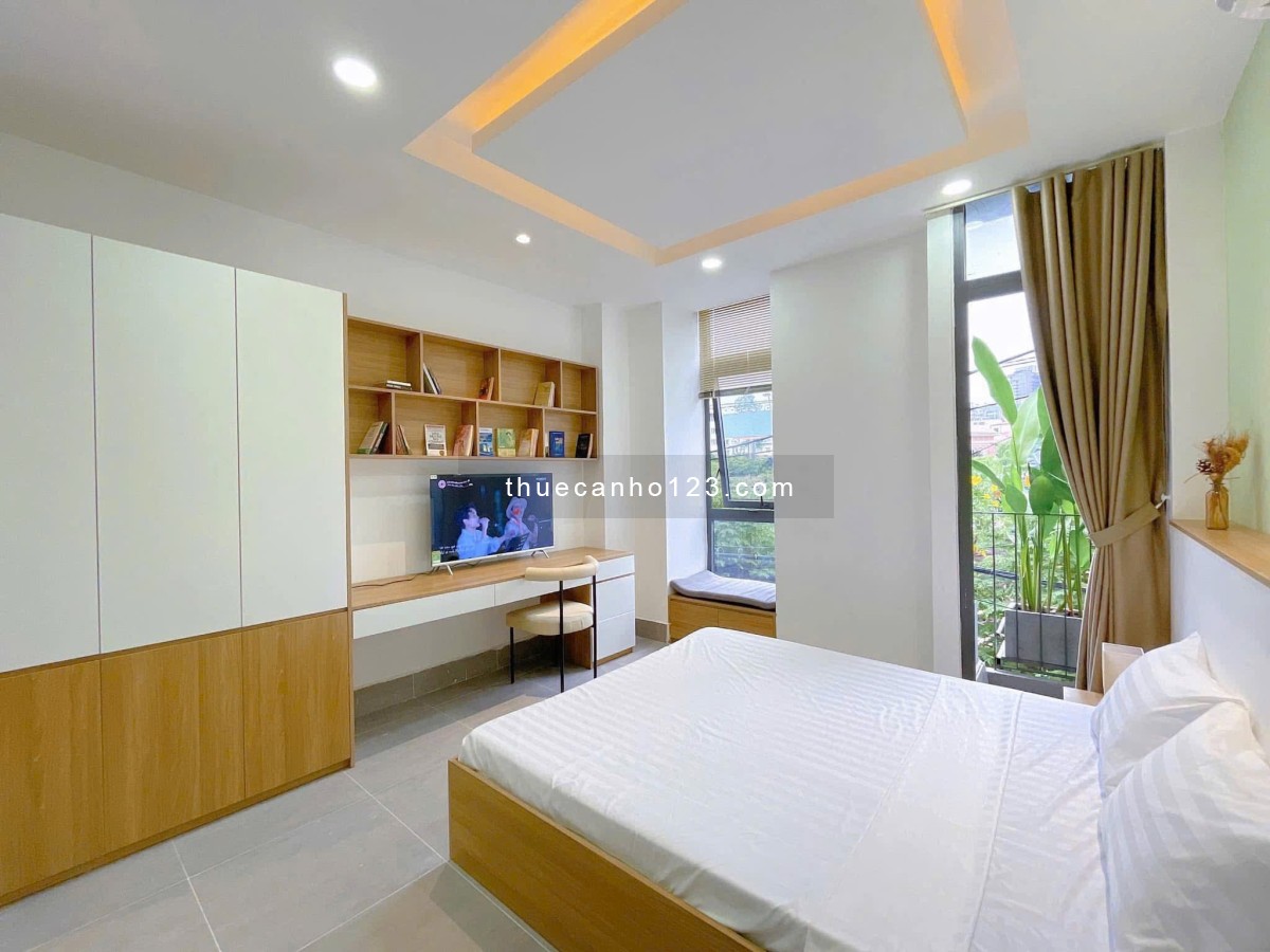 Căn Hộ 1PN Ban Công Đón Nắng Sớm - Decor Nội Thất Xinh Xắn - Ngay Cầu Bông