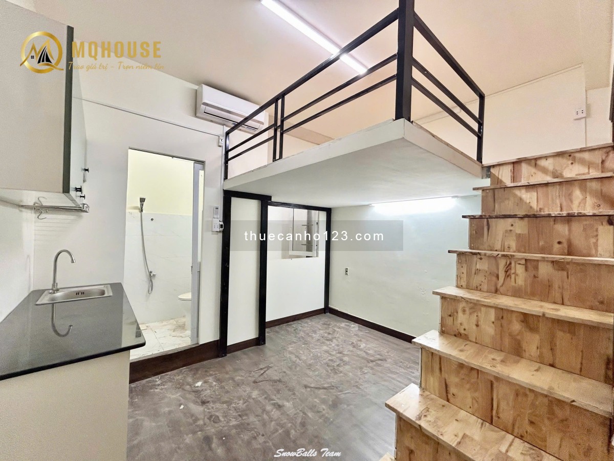 Cho thuê căn hộ duplex - Full nội thất gần trường ĐH Văn Lang