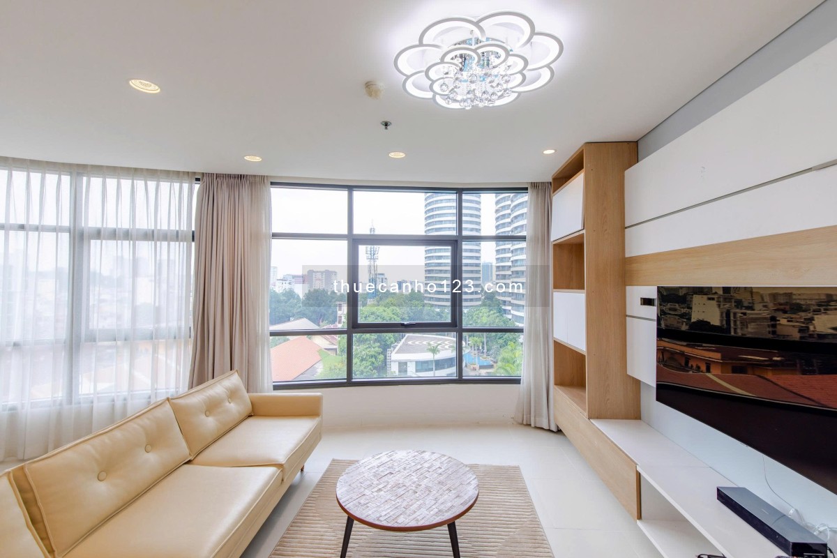 Cho thuê gấp 3 phòng ngủ City Garden Bình Thạnh diện tích 136m2 full nội thất, liên hệ 0888211011