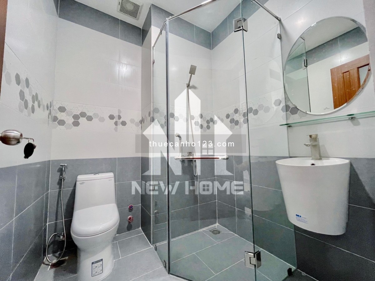 Cho thuê căn hộ ngay chợ Bà Chiểu - 1PN full nội thất - Giáp Q1 - Thang máy - Giặt riêng