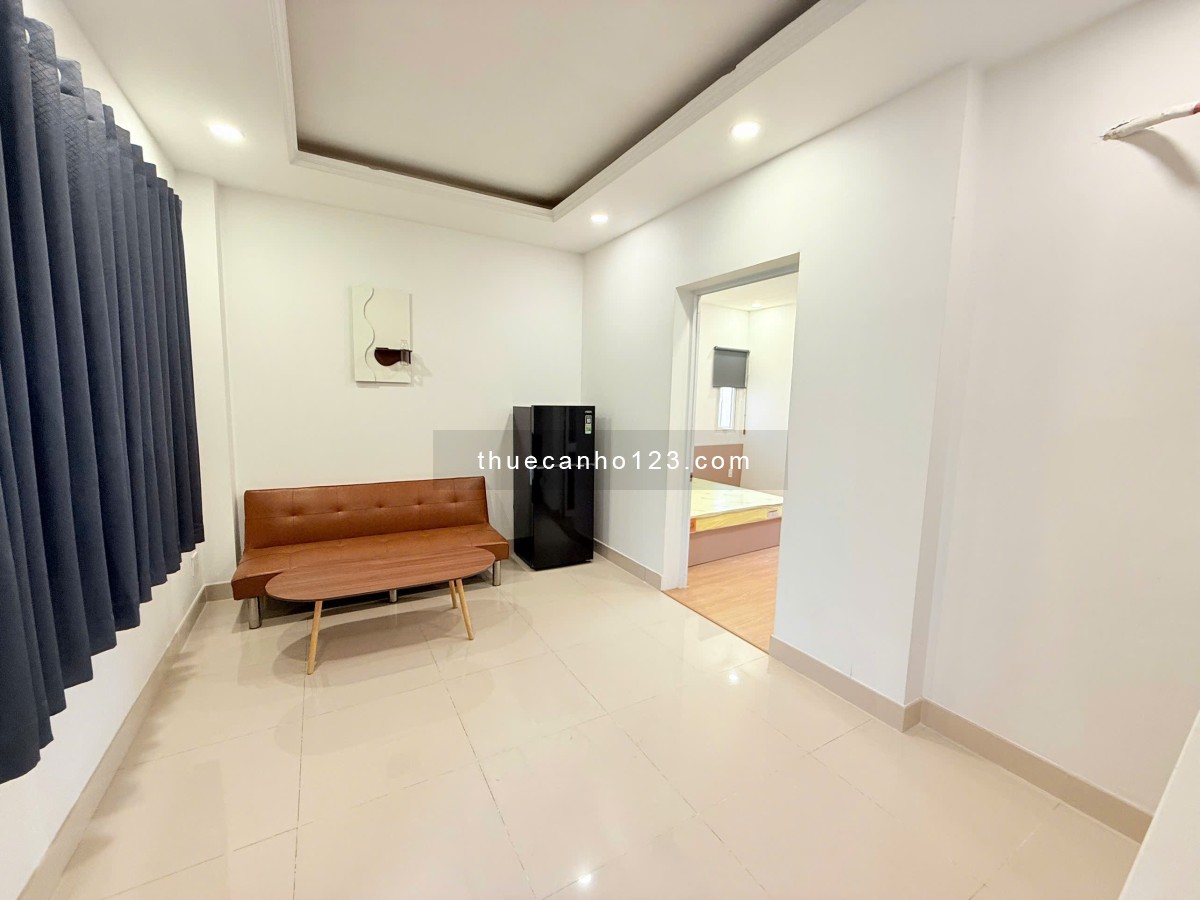 Cho thuê căn hộ Bình Thạnh tòa nhà mới full seal - 1PN full nội thất - 40m² - Ngay chợ Bà Chiểu,